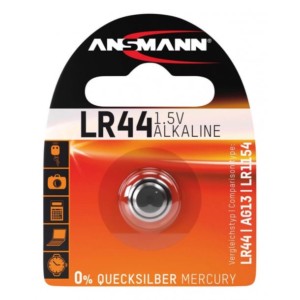 Ansmann LR44 Batteri 1,5 v